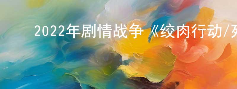 陈家团发布2022年剧情战争《绞肉行动/死间行动》BD中英双字迅雷下载_电影天堂